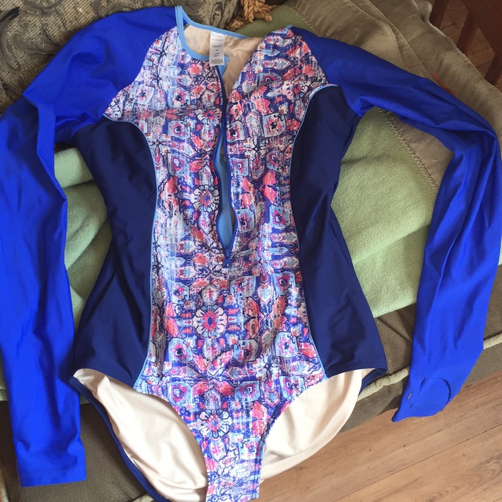 Coolibar long sleeve 50+ UPF bathing suit